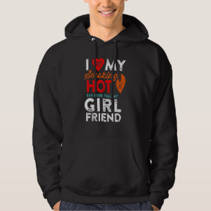 Liebe mein rauchender Hot Car Girlfriend Motorhead Hoodie
