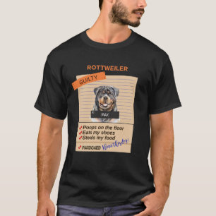 Liebe Mein Rottweiler trotz schlechter Gewohnheite T-Shirt