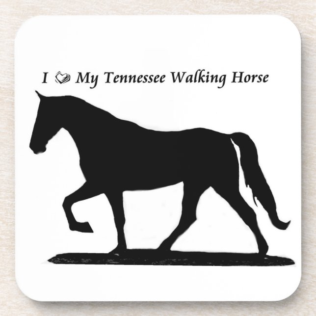 Liebe mein Tennessee Walker Untersetzer (Vorderseite)