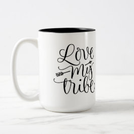 Liebe Mein Tribe Cup Design Zweifarbige Tasse