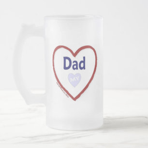 Liebe Mein Vater Mattglas Bierglas