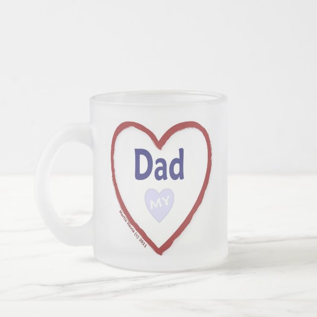 Liebe Mein Vater Mattglastasse (Links)