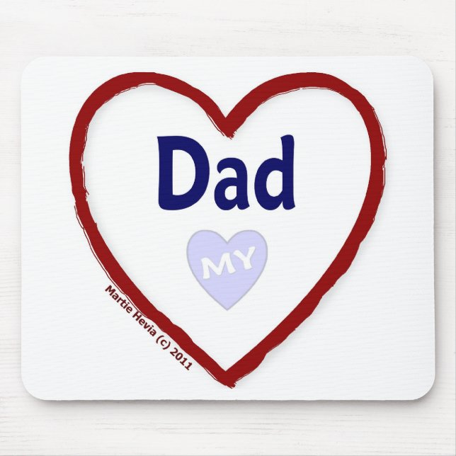 Liebe Mein Vater Mousepad (Vorne)