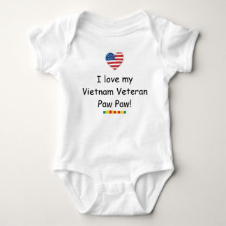 Liebe mein Vietnam-Veteranen-Papaya-Strampler Baby Strampler