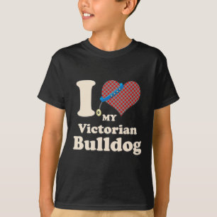 Liebe Mein Viktorianischer Bulldog Herzogbesitzer T-Shirt
