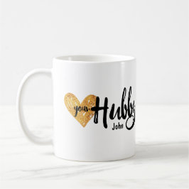 Liebe mein Wifey von Ihrer Hubby-Herz-Tasse Tasse