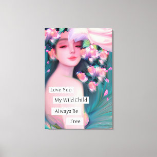 Liebe, mein wildes Kind Leinwanddruck