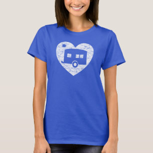 Liebe mein Wohnwagen Caravan Campingbus T-Shirt