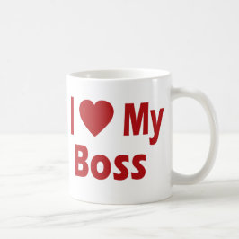 Liebe meine Boss-Tasse Tasse