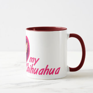 Liebe meine Chihuahua-Tasse Tasse
