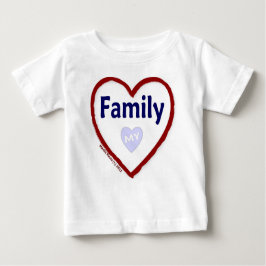 Liebe Meine Familie Baby T-shirt