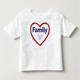 Liebe Meine Familie Kleinkind T-shirt