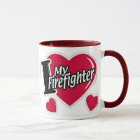 Liebe meine Feuerwehrmann-Tasse