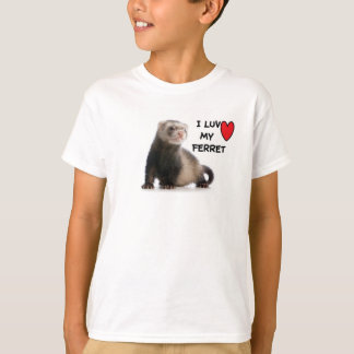 Liebe meine Frettchen-T-Shirts T-Shirt