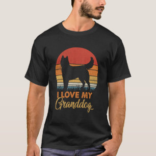 Liebe meine Großhund-Sibirische-Husky-Großeltern T-Shirt