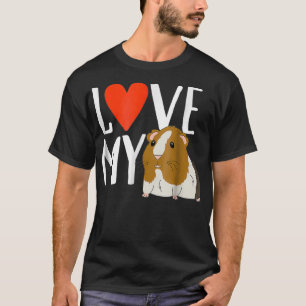 Liebe Meine Guinea Schweinchen Niedliche Guinea Sc T-Shirt