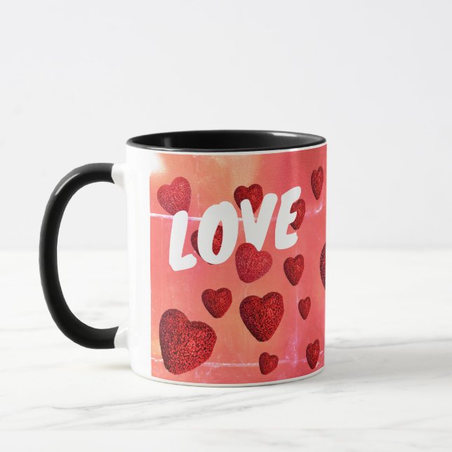 Liebe Meine Kaffee-Tasse Tasse (Links)
