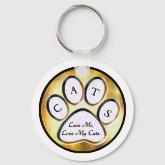 Liebe meine Katzen Schlüsselkette Schlüsselanhänger
