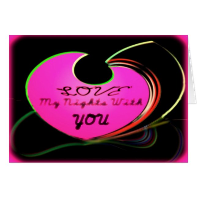 Liebe meine Nächte mit Ihnen (Vorderseite (Horizontal))