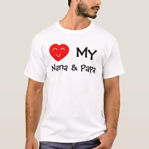 Liebe meine Nana u. Papa T-Shirt