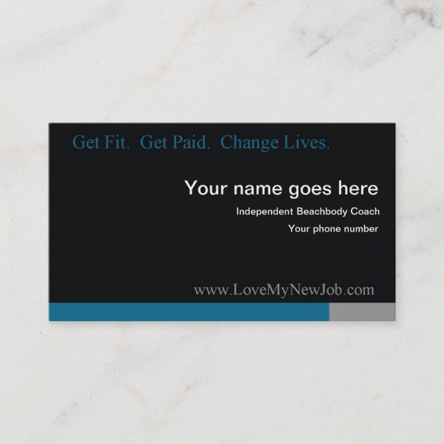 Liebe meine neue Job-Geschäfts-Karte 2 Visitenkarte (Vorderseite)