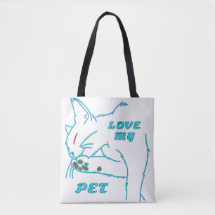 LIEBE MEINE NIEDLICHE AQUA PET CAT
