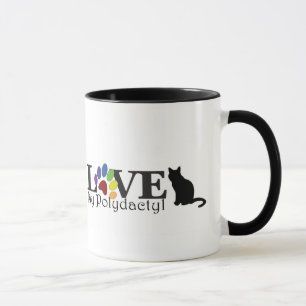 LIEBE meine Polydactyl Tasse