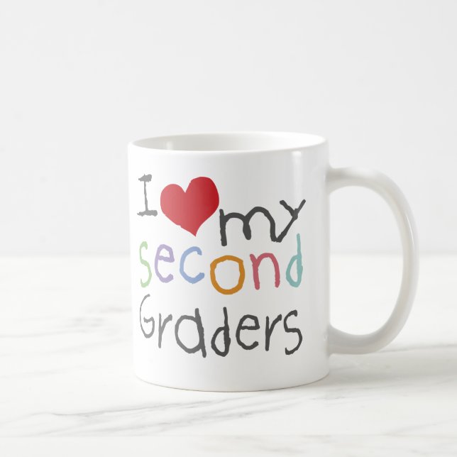 Liebe meine zweiten Sortierer Kaffeetasse (Rechts)