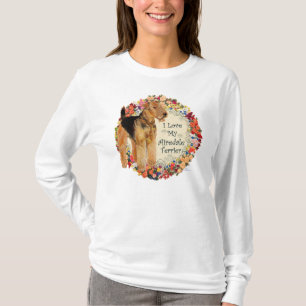 Liebe meinen Airedale T-Shirt