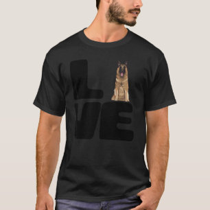 Liebe meinen belgischen Tervuren-Hund T-Shirt