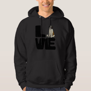 Liebe meinen Bernhardiner Hund Hoodie