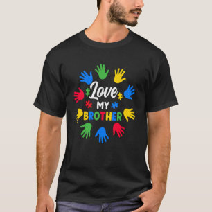 Liebe meinen Bruder Stolz auf Autismus Bruder Auti T-Shirt