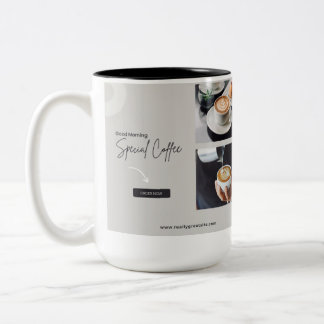Liebe meinen Laden Zweifarbige Tasse