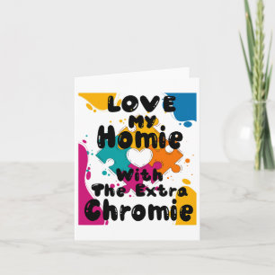 Liebe meiner Heimat mit dem Extra Chromie Down Syn Karte