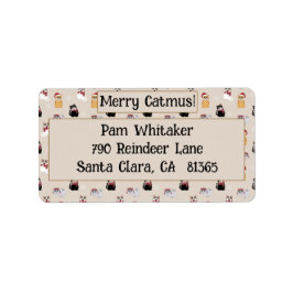 Liebe meiner Katzen Adressaufkleber