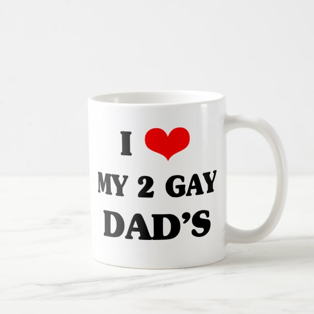 Liebe meines zwei Vatis des Homosexuellen I Kaffeetasse (Rechts)