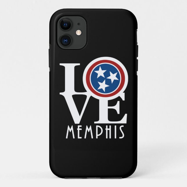 LIEBE Memphis Case-Mate iPhone Hülle (Rückseite)
