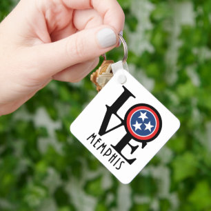 LIEBE Memphis Tennessee Schlüsselanhänger