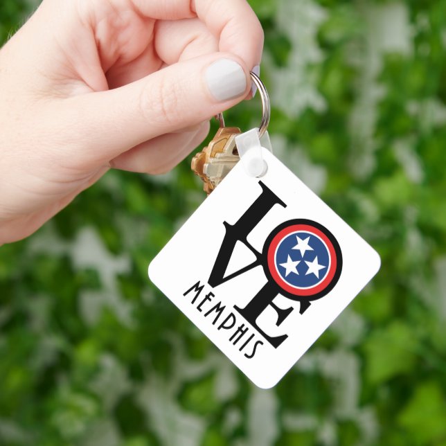 LIEBE Memphis Tennessee Schlüsselanhänger (Hand)