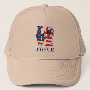 Liebe Menschen Trucker Hut Truckerkappe