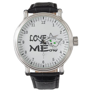 Liebe MEow Armbanduhr
