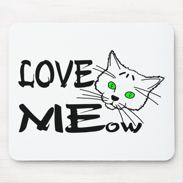 Liebe MEow Mousepad (Vorne)