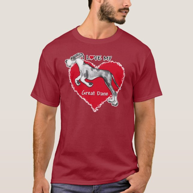 Liebe MerleB Great Dane UC T-Shirt (Vorderseite)