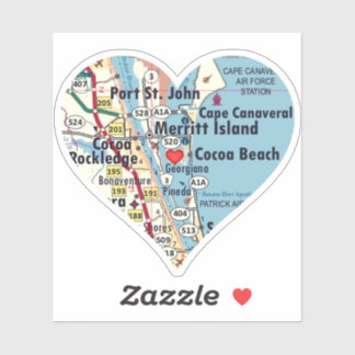 Liebe Merritt Island Florida Aufkleber