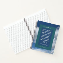 Liebe Message - John 3-16 - 8.5 x 11 Spiral