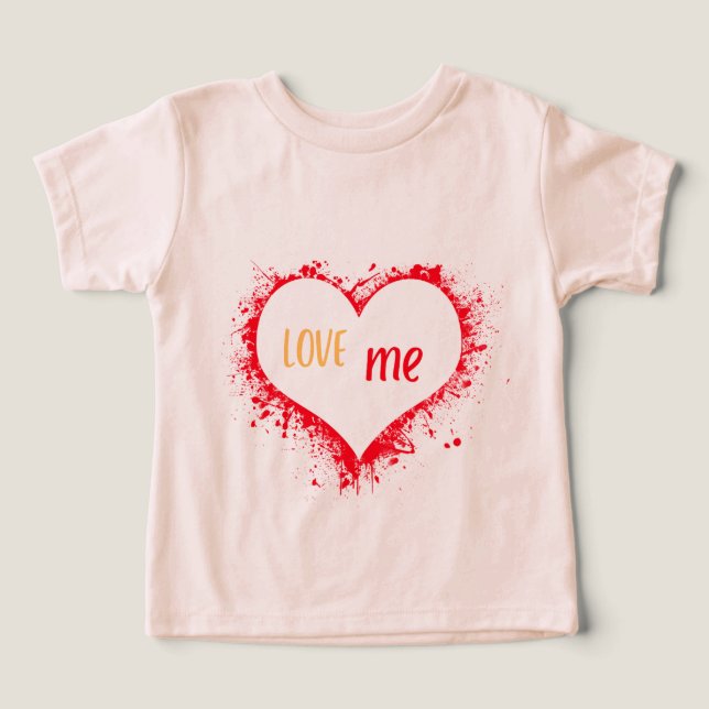 LIEBE MICH T-SHIRT FÜR KINDER  (Design Vorderseite)