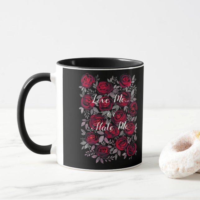 Liebe mich . tasse (Mit Donut)