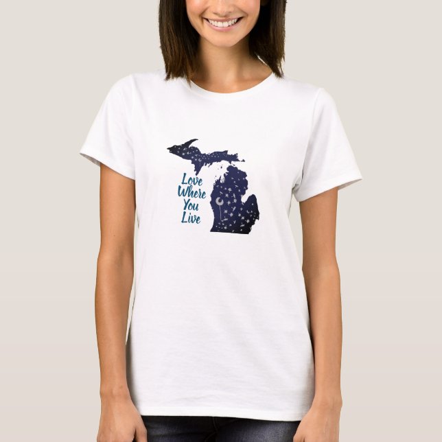 Liebe Michigan T-Shirt (Vorderseite)