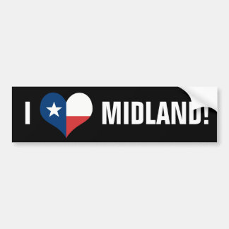 LIEBE MIDLAND, TX! AUTOAUFKLEBER