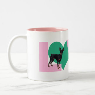 Liebe Min Button Tasse